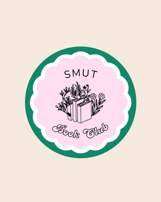 Green Smut Book Club Scalloped Sticker