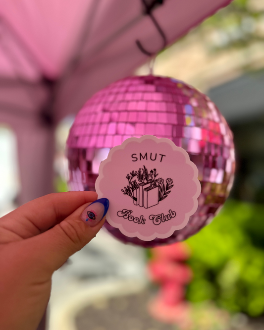 Smut Book Club Scalloped Sticker