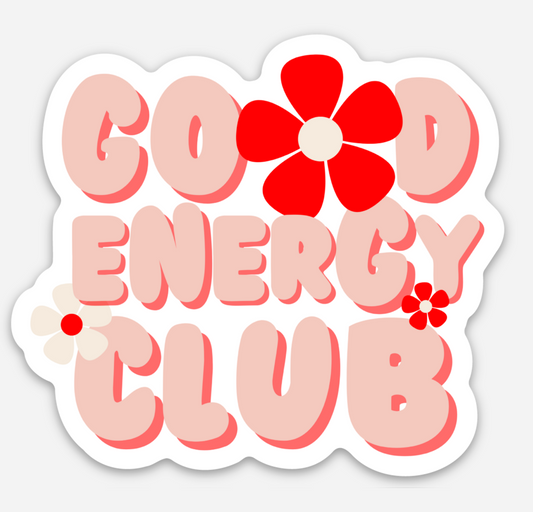 Good Energy Club Sticker
